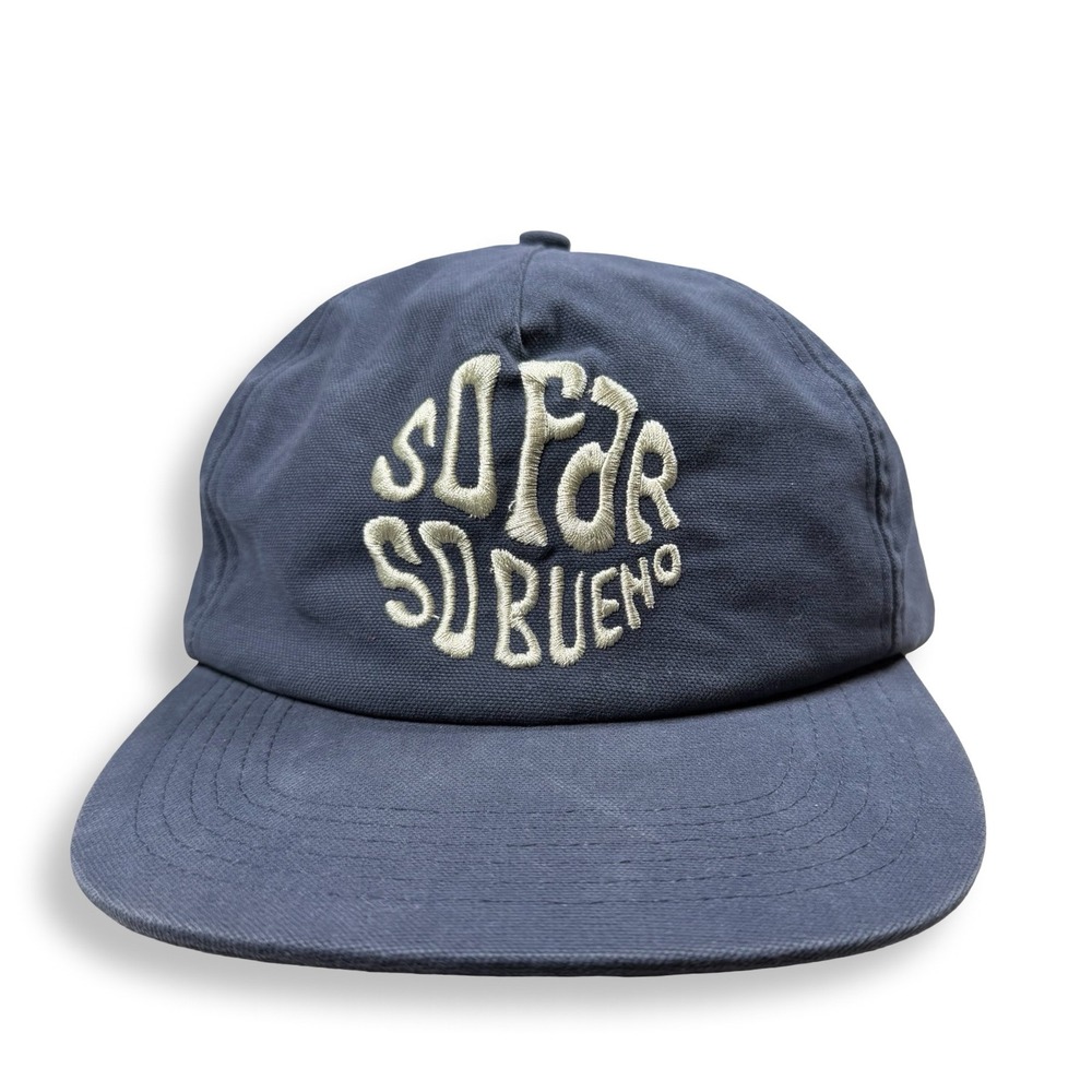 Sendero Provisions So Far So Bueno Navy Canvas Snapback Hat Mens OSFM Western
